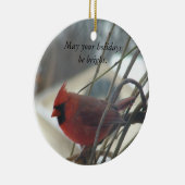 Moge je feestdagen helder zijn. keramisch ornament (Rechts)