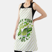 Moge je glas vol groene bier zijn St. Patrick's Schort (Insitu)