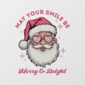 Moge je glimlach vrolijk en helder zijn raamsticker (Vel)