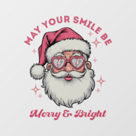 Moge je glimlach vrolijk en helder zijn raamsticker