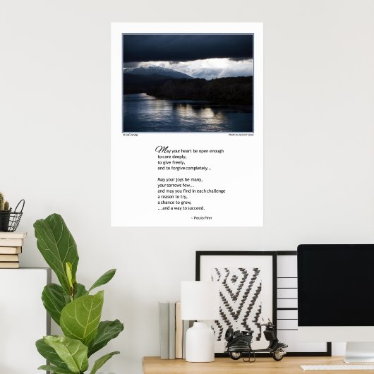 Moge je hart open zijn...Poster Poster (Thuiskantoor)