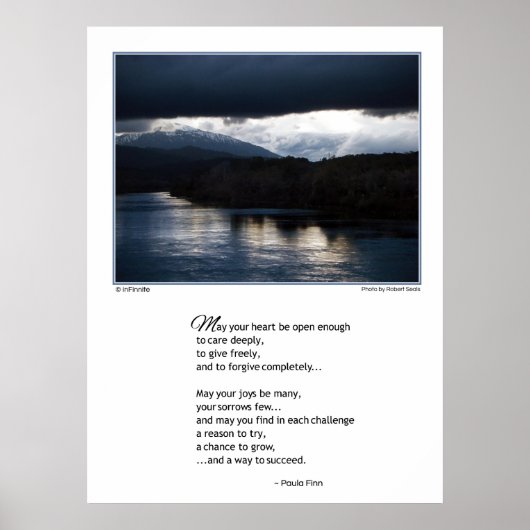 Moge je hart open zijn...Poster Poster (Voorkant)