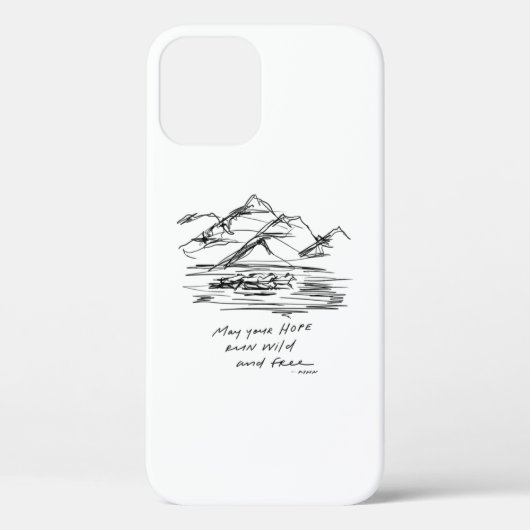 Moge je hoop vrij en vrij lopen - inspirerend Case-Mate iPhone case (Achterkant)