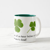 Moge je in de hemel van de Ierse Mok van de zegen  (Voorkant rechts)