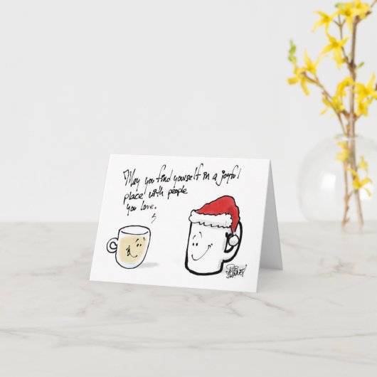 Moge je jezelf in een vrolijke omgeving bevinden… kaart (Gele Bloem)