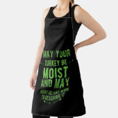 Moge je kalkoen een vochtige, grappige Thanksgivin Schort (Insitu)