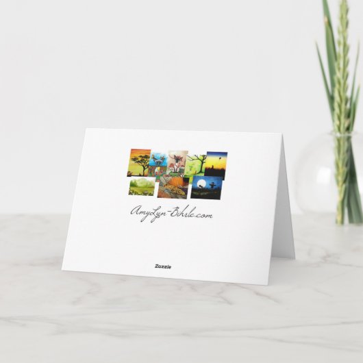 Moge je met een liefdeskaart van Bihrle worden afg Feestdagen Kaart (Achterkant)