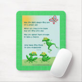 Moge je nooit kikkers in je onderbroek vinden muismat (Met muis)