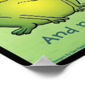 Moge je nooit kikkers in je onderbroek vinden poster (Hoek)