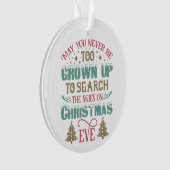 Moge je nooit te groot Kinder fotografieën worden? Ornament (voorkant)