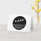 Moge je nooit te oud zijn om op kerstavond de luch kaart (Gele Bloem)