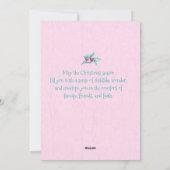 Moge je nooit te volwassen worden feestdagenkaart (Achterkant)