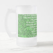 Moge je ochtenden vreugde en je avonden brengen matglas bierpul (Links)