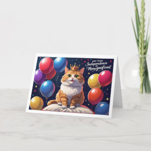 Moge je onafhankelijkheid magnifiek zijn – Cat Bedankkaart