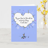 Moge je toekomst gevuld zijn met liefde kaart (Gele Bloem)