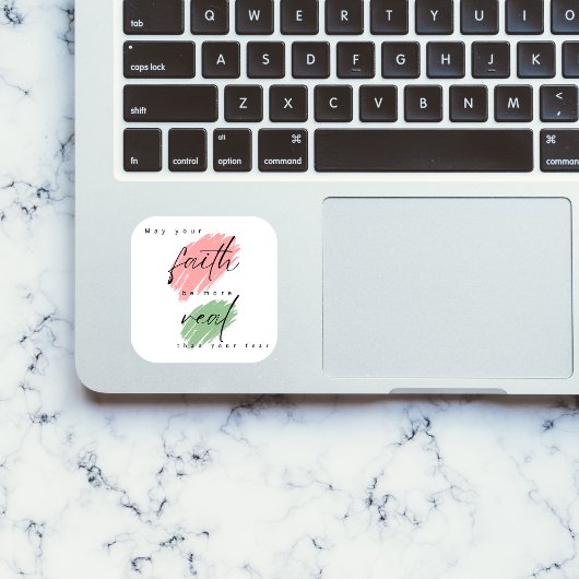 Moge je vertrouwen | CHRISTELIJKE STICKER | Religi