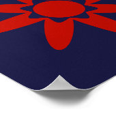 Moge je vrede, liefde en geluk hebben Wall Art Poster (Hoek)