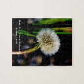 Moge je wensen uitkomen, Dandelion-puzzel Legpuzzel (Horizontaal)