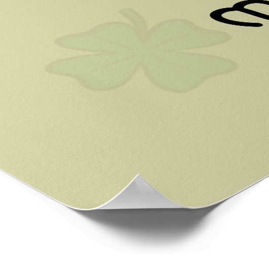 Moge je zakken zwaar zijn en het hart licht poster (Hoek)