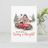 Moge jullie dag Marry and Bright zijn Kaart (Staand voorkant)