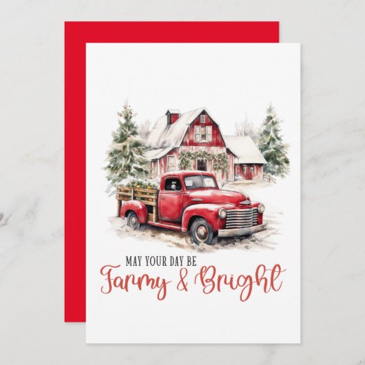 Moge jullie dag Marry and Bright zijn Kaart (Voorkant / Achterkant)