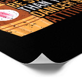 Moge Koffie Sterker Zijn Dan Dansershouding Grappi Poster (Hoek)