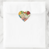 Moge liefde... hart sticker (Tas)
