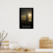 Moge liefde het licht zijn... II Afdrukken Poster (Keuken)