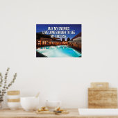 Moge mijn vijanden lang genoeg leven om mijn succe poster (Keuken)