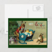 Moge Pasen je  bijwonen Feestdagenkaart (Voorkant / Achterkant)