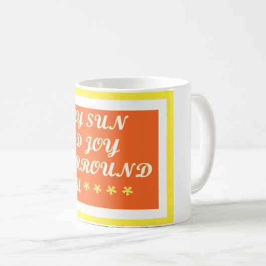 Moge Sun en Joy uw ontwerp voor optillerende zorg  Koffiemok (Voorkant rechts)