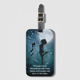 Moge u dansen met Fairies Irish Dance Hard Shoe Bagagelabel