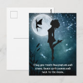 Moge u dansen met Fairies Irish Dance Hard Shoe Briefkaart (Voorkant / Achterkant)