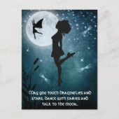 Moge u dansen met Fairies Irish Dance Hard Shoe Briefkaart (Voorkant)