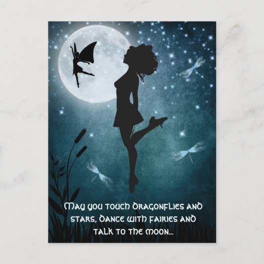 Moge u dansen met Fairies Irish Dance Hard Shoe Briefkaart (Voorkant)