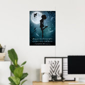 Moge u dansen met Fairies Irish Dance Hard Shoe Poster (Thuiskantoor)