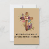 Moge u gezegend worden met onze Lord Easter Kaart (Voorkant)