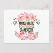 Moge u het vertrouwen hebben van middelmatig wit M Briefkaart (Voorkant)