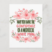 Moge u het vertrouwen hebben van middelmatig wit M Briefkaart (Voorkant)