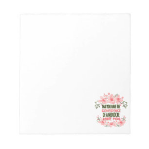 Moge u het vertrouwen hebben van middelmatig wit M Notitieblok