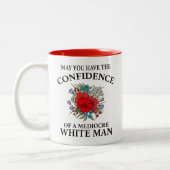 Moge u het vertrouwen hebben van.. Vertrouwenspers Tweekleurige Koffiemok (Links)