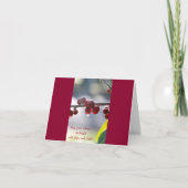 Moge uw Advent helder Wenskaart zijn Feestdagen Kaart (Voorkant)