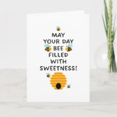 Moge uw dag gevuld zijn met zoete Kaart (Voorkant)
