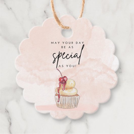 Moge uw dag net zo speciaal zijn als uw Label (Voorkant)