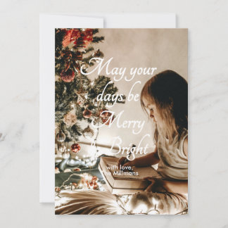 Moge uw dagen kerst Kaart