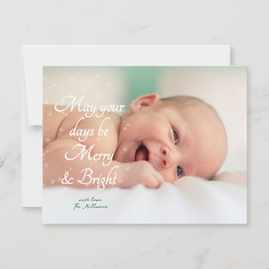 Moge uw dagen kerst Kaart (Voorkant)