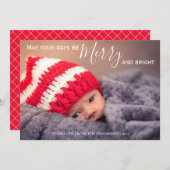 Moge uw dagen mooi en helder zijn. feestdagenkaart (Voorkant / Achterkant)