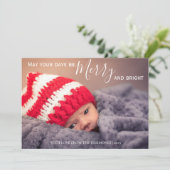 Moge uw dagen mooi en helder zijn. feestdagenkaart (Staand voorkant)