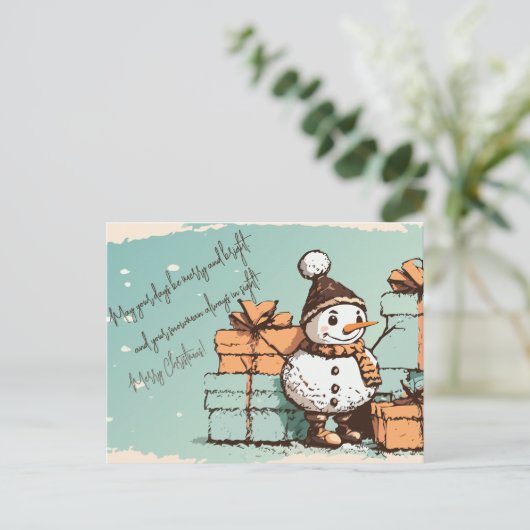 Moge uw dagen vrolijk en helder zijn briefkaart (Staand voorkant)