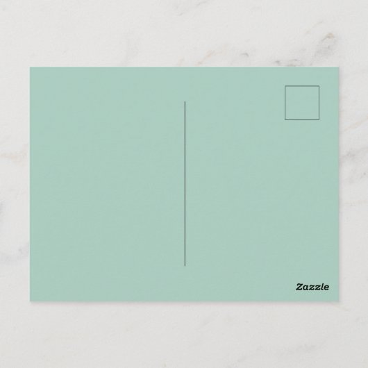 Moge uw dagen vrolijk en helder zijn briefkaart (Achterkant)